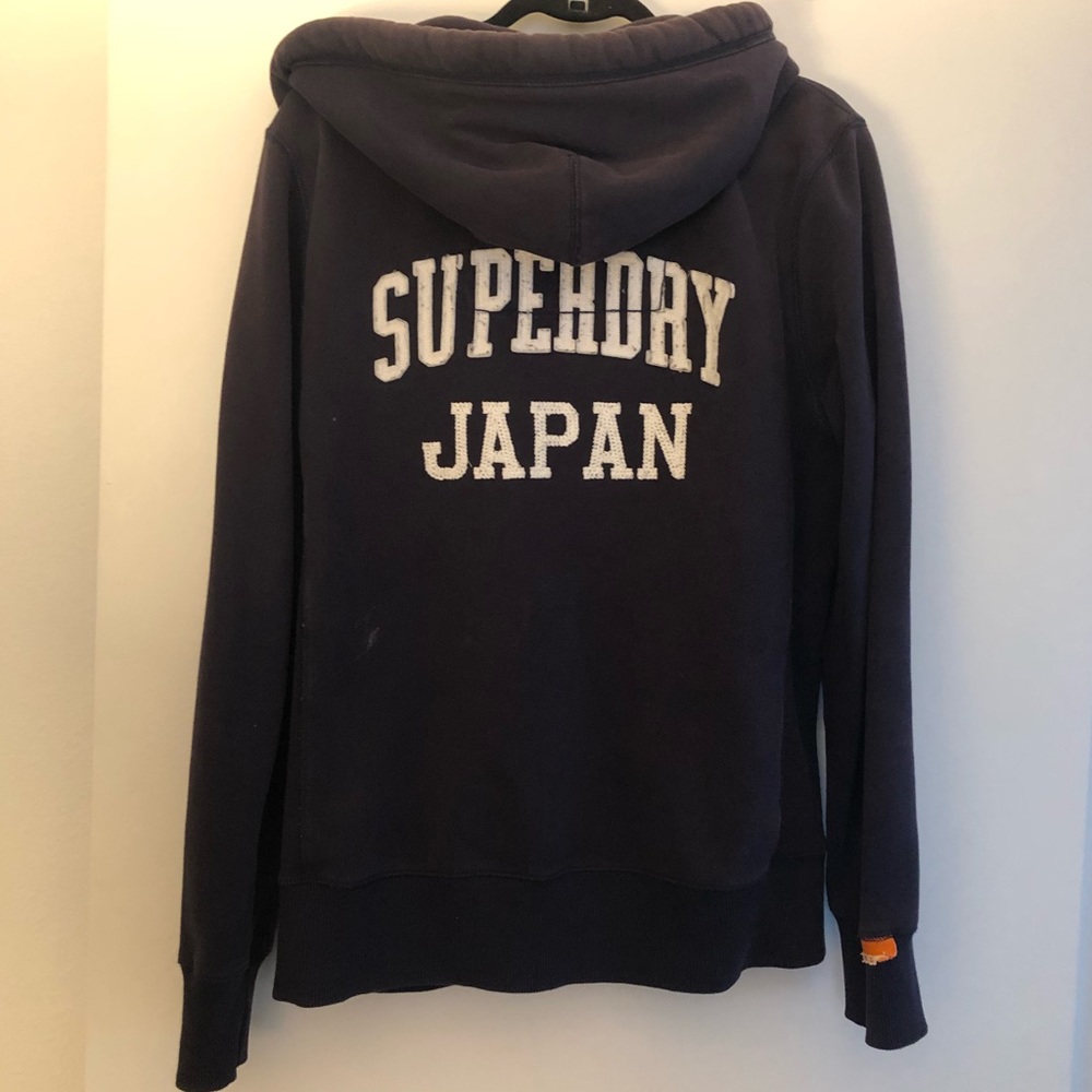 Superdry Navy Zipper Hoodie